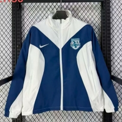 2026/27 Retro England Blue & White Windbreaker Hoodies Top-47
