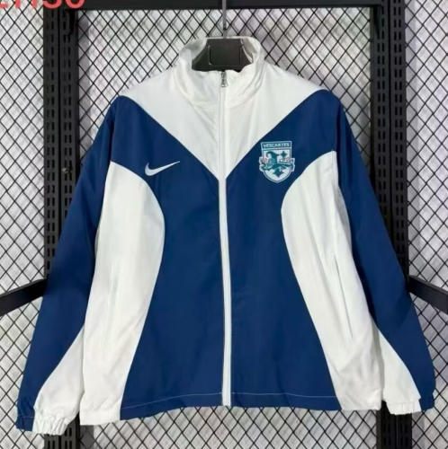 2026/27 Retro England Blue & White Windbreaker Hoodies Top-47