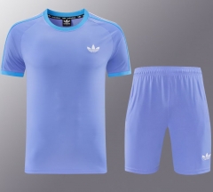 #AD11 Addia 2026/27 Purple & Blue Shorts-Sleeve Tracksuit Uniform-LH