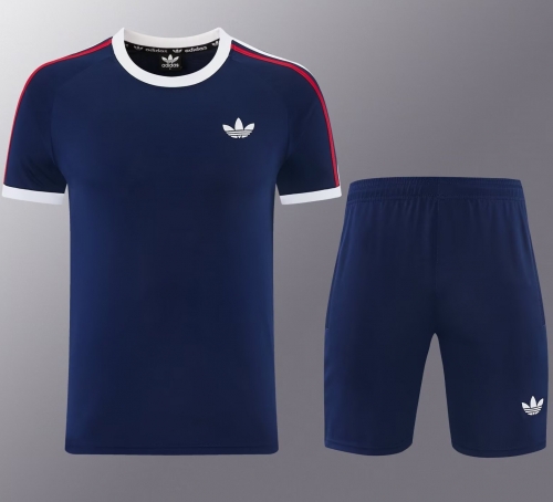 #AD11 Addia 2026/27 Royal Blue Shorts-Sleeve Tracksuit Uniform-LH