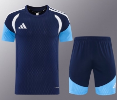 #AD12 Addia 2026/27 Royal Blue Shorts-Sleeve Tracksuit Uniform-LH