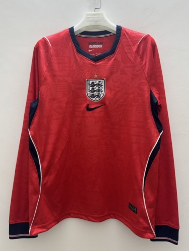2026/27 England Away Red LS Thailand Soccer Jersey AAA-23