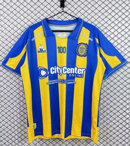 2026/27 Centennial Version Club Atlético Rosario Central Yellow & Blue Thailand Soccer Jersey AAA-503