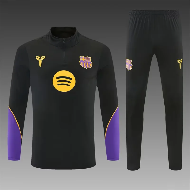 2026/27 Jointed Version Barcelona Black Thailand Soccer Uniform-801