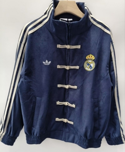 2026/27 Rea Madrid Royal Blue Thailand Soccer Coat-XH