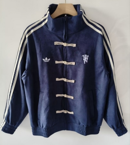 2026/27 Manchester United Royal Blue Thailand Soccer Coat-XH