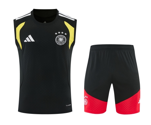 2026/27 Germany Black Thailand Soccer Training Vest Set-418