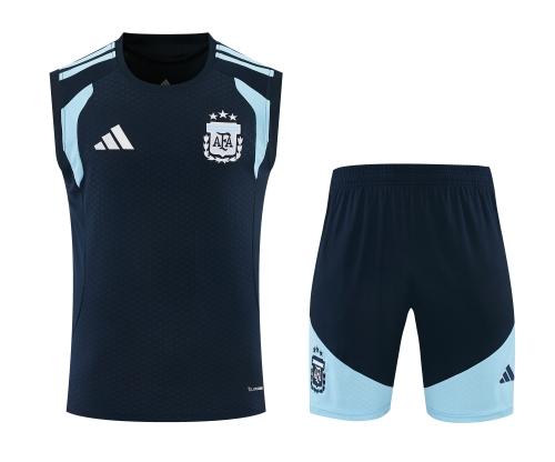 2026/27 Argentina Black Thailand Soccer Training Vest Set-418
