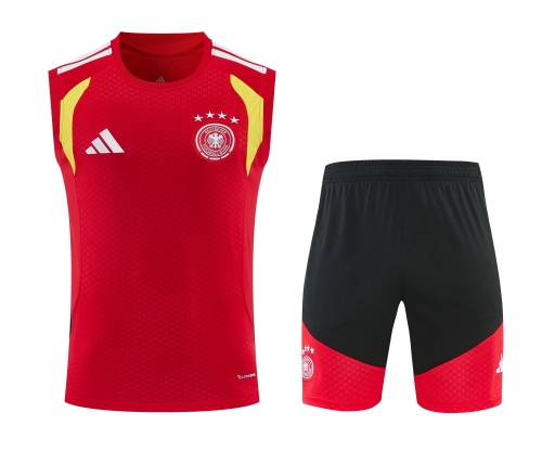 2026/27 Germany Red Thailand Soccer Training Vest Set-418