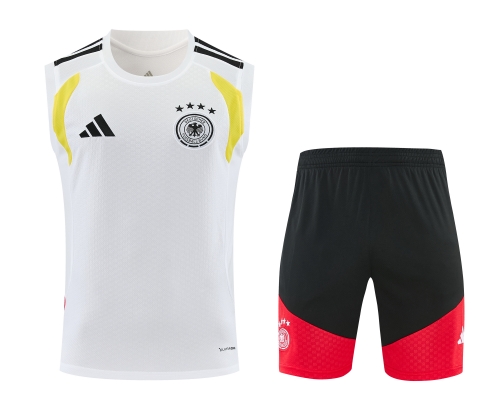 2026/27 Germany White Thailand Soccer Training Vest Set-418