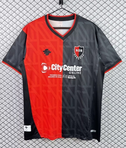 2026/27 Club Atlético Newell's Old Boys Home Red & Black Thailand Soccer Jersey AAA-503