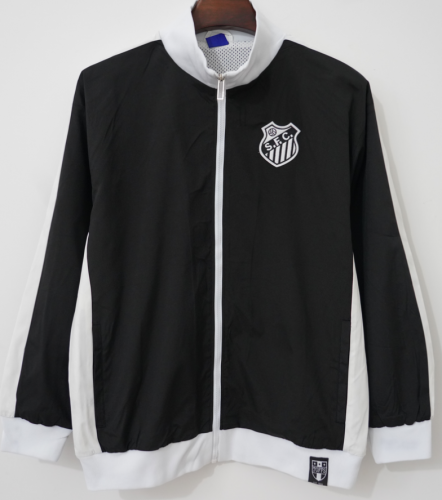 2026/27 Santos FC Black Windbreaker Hoodies Top-66