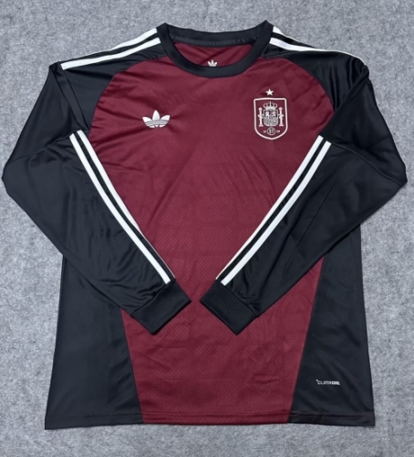 2026/27 Spain Goalkeeper Red LS Thailand Soccer Jersey AAA-07