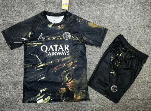 2025/26 Paris SG 5nd Away Black Soccer Uniform-315