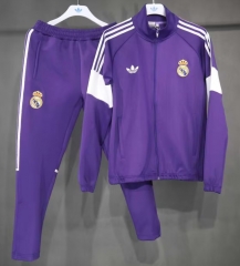 2026/27 Rea Madrid Purple Soccer Jacket Uniform-703