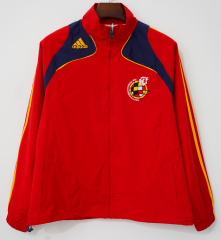 2007 Retro Version Spain Red Windbreaker Hoodies Top-66