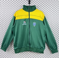 1982 Retro Version Brazil Green Thailand Soccer Jacket Top-503