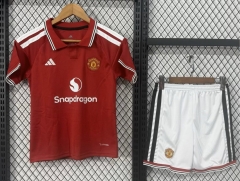 Kids 2026/27 Man United Home Red Kids/Youth Soccer Uniform-123/530/BL