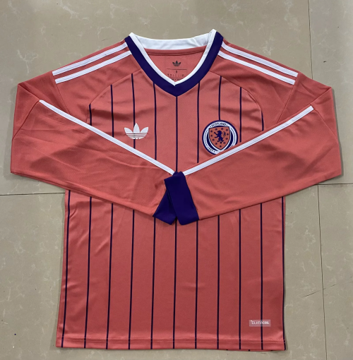 2026/27 Scotland Away Orange LS Thailand Soccer Jersey AAA-410