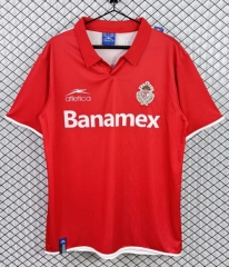 03/04 Retro Version Toluca FC Home Red Thailand Soccer Jersey AAA-503