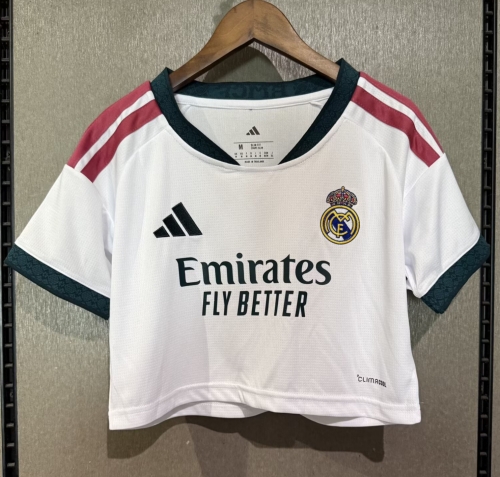 2026/27 Real Madrid Home White Female Thailand Soccer Short Style Jersey-308