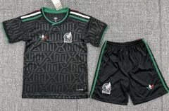 Kids 2026/27 Mexico 2nd Away Black Kids/Youth Soccer Uniform-530/507/522