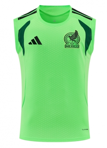 2025/26 Mexico Fluorescent Green Thailand Soccer Training Vest-418