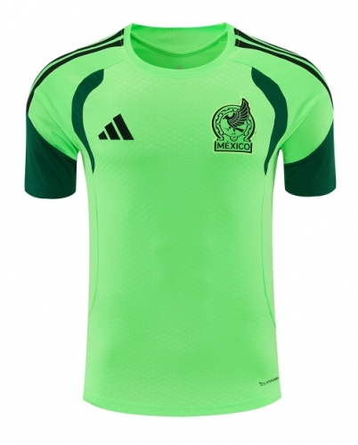 2025/26 Mexico Fluorescent Green Thailand Soccer Training Jersey AAA-418