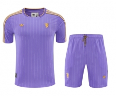 2025/26 Retro Manchester United Purple Thailand Soccer Training Uniform-418