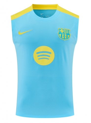 2025/26 Barcelona Blue Thailand Soccer Training Vest-418
