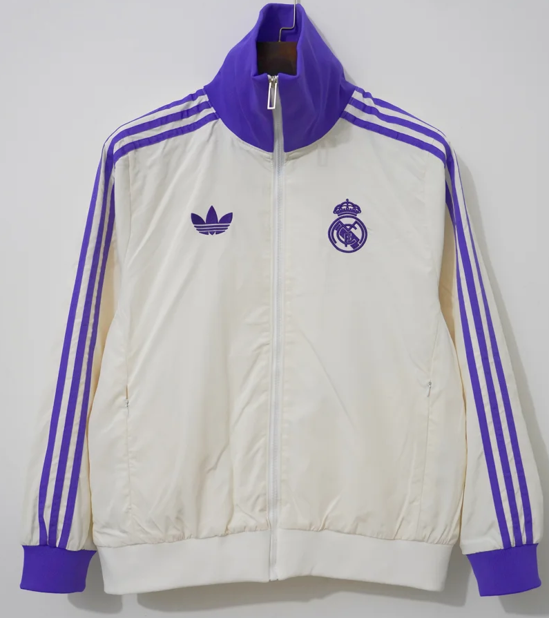 2024/25 Rea Madrid White Windbreaker Hoodies Top-66
