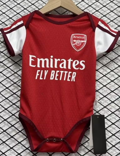(Size 9-12) 2026/27 Arsenal Home Red Baby Soccer Uniform-308