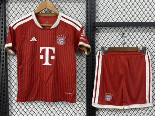 Kids 2026/27 Bayern München Home Red Youth/Kids Soccer Uniform-530/123/522
