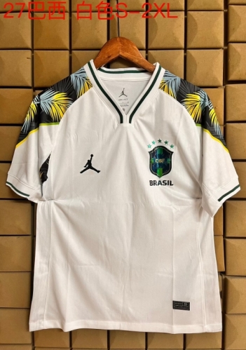 2026/27 Brazil White Soccer Thailand Jersey AAA-709