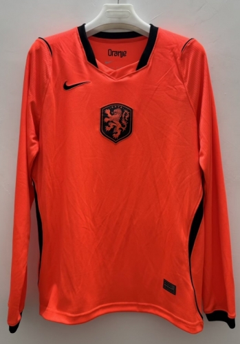 2026/27 Netherlands Home Orange LS Thailand Soccer Jersey AAA-410