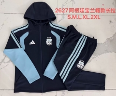 2026/27 Argentina Royal Blue Soccer Jacket Uniform With Hat-815