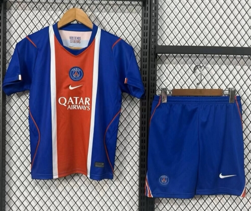 2026/27 Paris SG Home Royal Red & Blue Soccer Uniform-WL