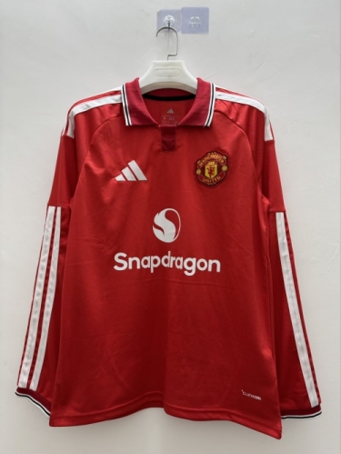 2026/27 Manchester United Home Red Thailand LS Soccer Jeesey AAA-410