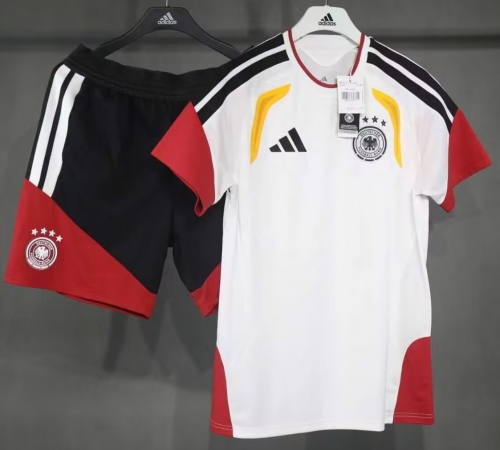 Pre-Sale Player Version 2026/27 Germany White Shorts-Sleeve Thailand Training Soccer Tracksuit Uniform-703