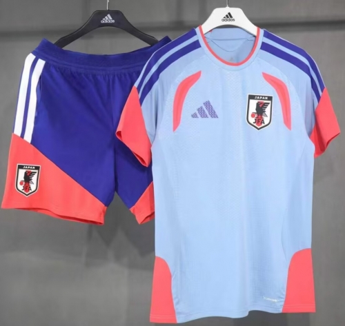 Pre-Sale Player Version 2026/27 Japan Blue Shorts-Sleeve Thailand Training Soccer Tracksuit Uniform-703