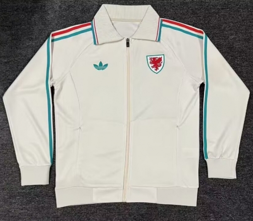 2026/27 Wales Away White Soccer Jacket Top-522