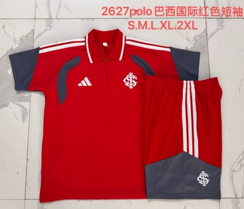 2026/27 Brazil SC Internacional Red Thailand Polo Uniform-815