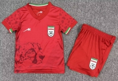Kids 2026/27 Iran Away Red Kids/Youth Soccer Uniform-1040