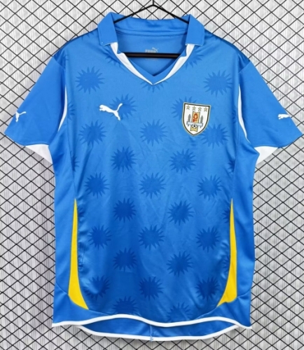 2010 Retro Version Uruguay Home Blue Thailand Soccer Jersey AAA-503