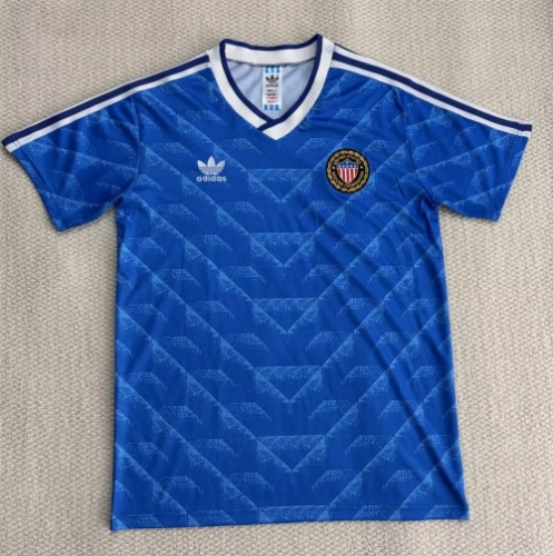 1988 Retro Version USA Away Blue Thailand Soccer Jersey AAA-1041