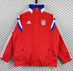 14/15 Retro Version Bayern Münche Red Windbreaker Hoodies Top-503