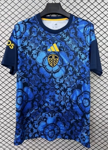 2026/27 Leeds United Blue Thailand Soccer Pre-Match Jersey-95