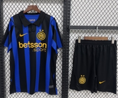 2026/27 Inter Milan Home Black and Bule Soccer Uniform-WL/315