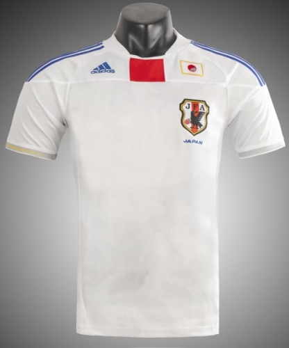 2010 Retro Version Japan Away White Thailand Soccer Jersey AAA-1041
