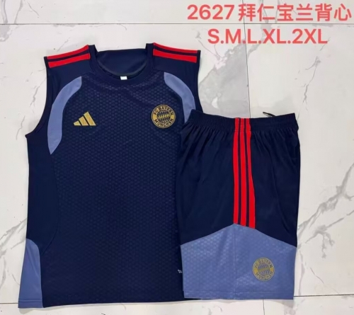 2026/27 Bayern München Royal Blue Thailand Soccer Vest Set-815